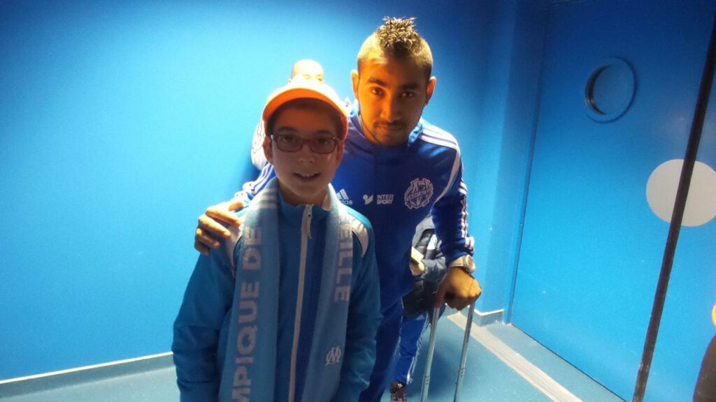 Alexandre au Stade de L'Olympique Marseille