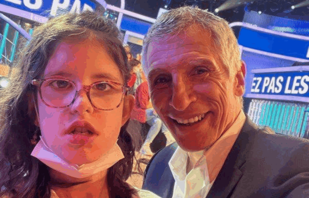 Eloane sur le plateau de 