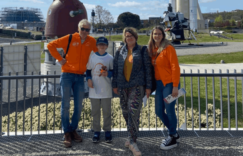 Lucas à la Cité de l'Espace