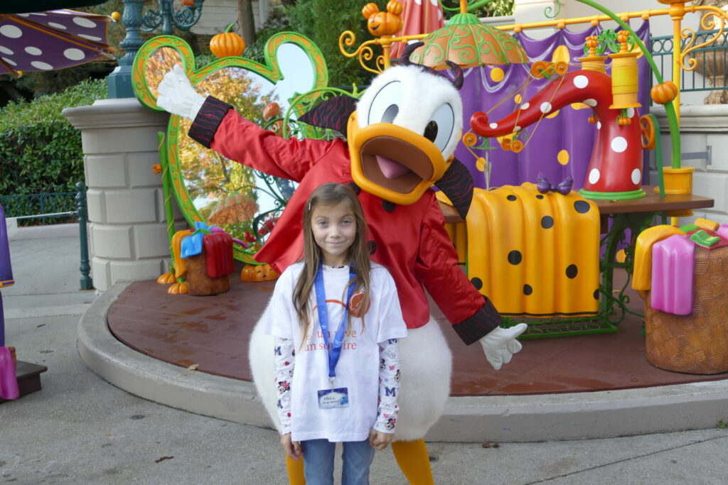 Klélia à Disneyland Paris