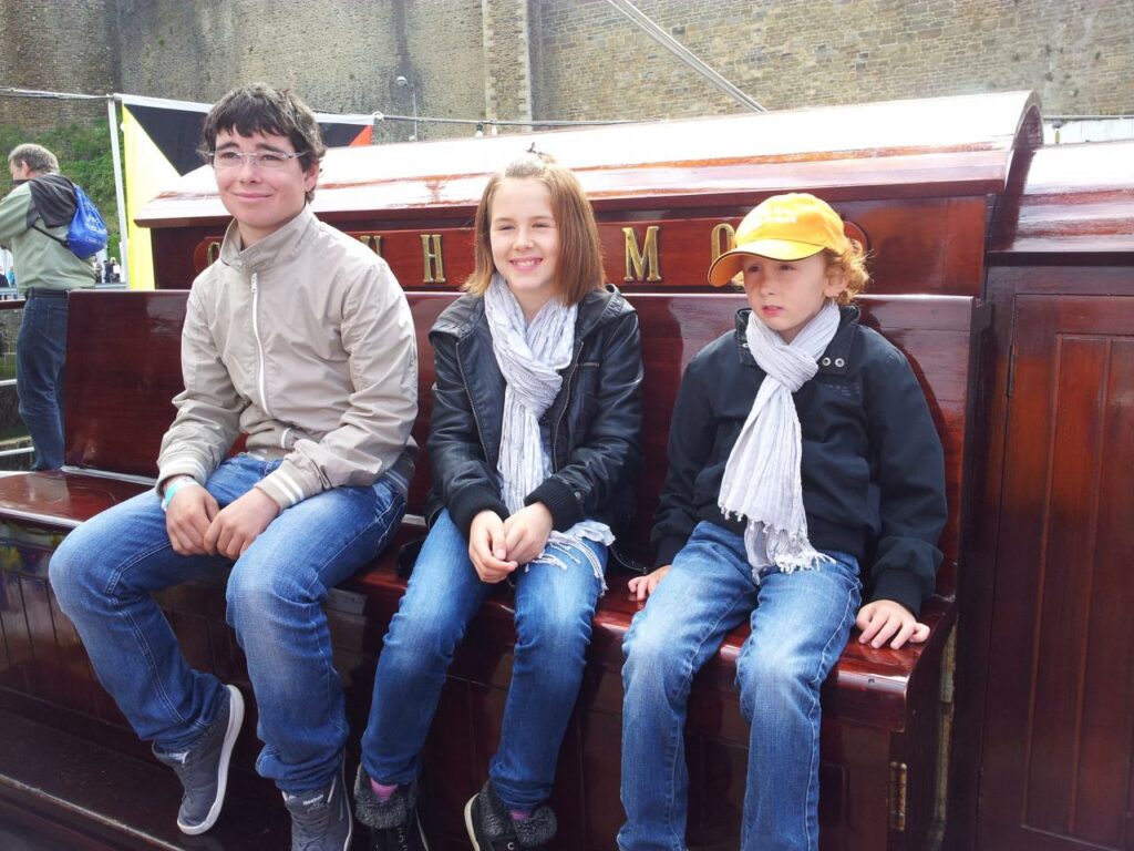 Stéphane, Anaelle et Elyott et les Tonerres Brest 2012