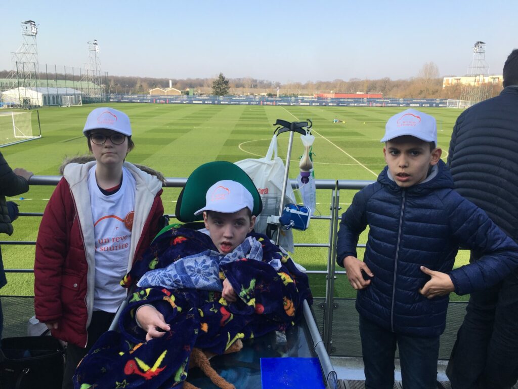 Enzo, Méline et Logan au PSG