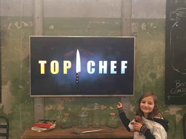 Théa sur le plateau de Top Chef